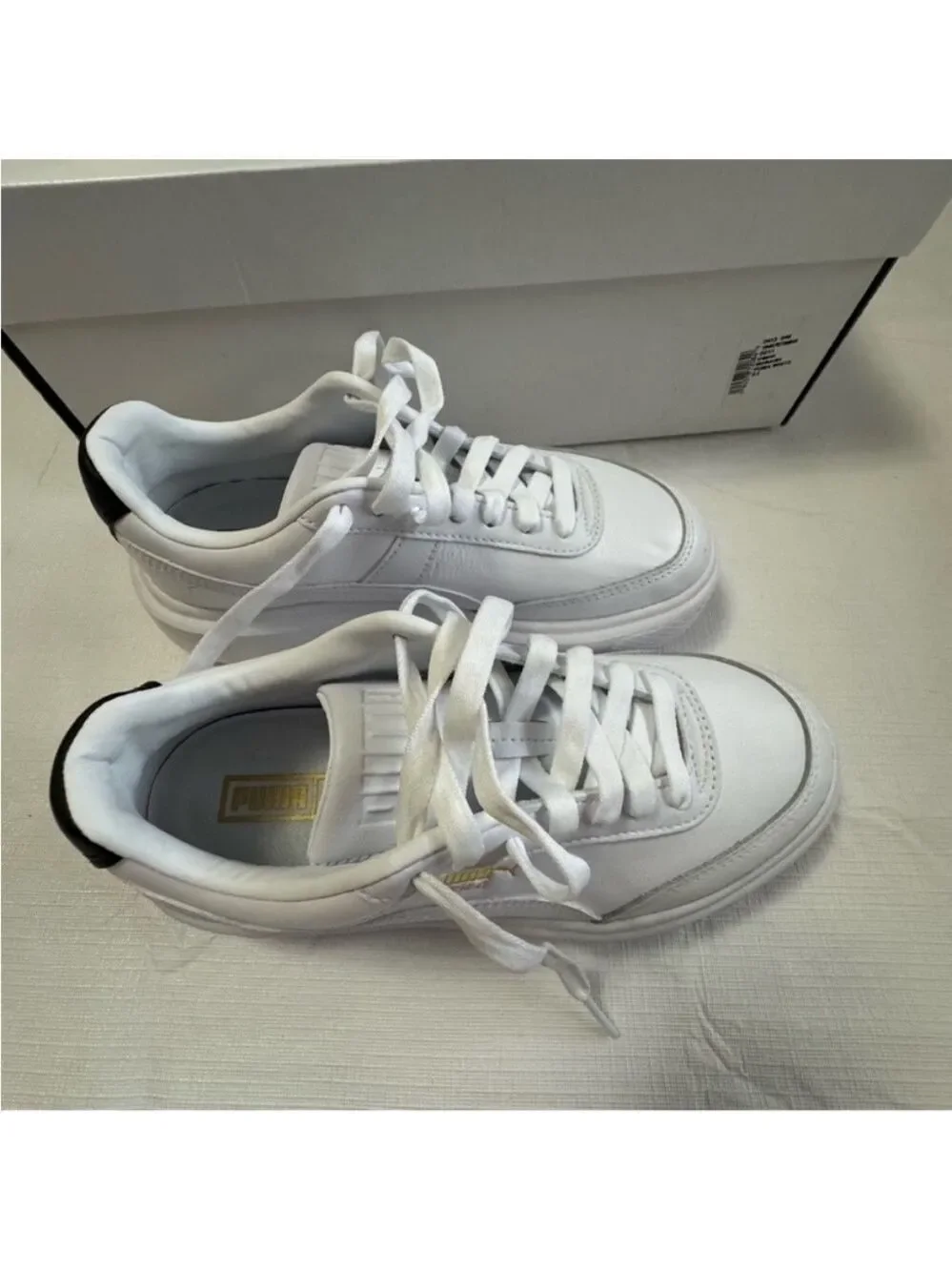 Puma White Platform Sneakers